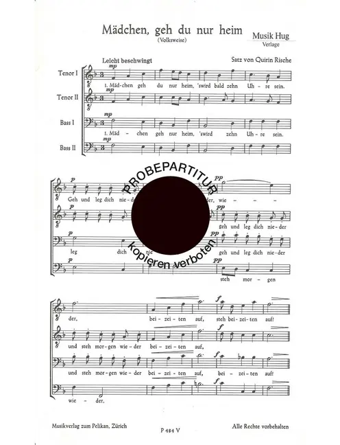 Mädchen geh du nur heim